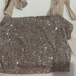 SO  Silver Sequin Top in Junior size Large. Photo 3