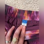 Old Navy Purple Multi Tiedye Ruffletrim Maxi Skirt Photo 2