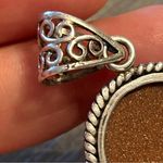 925 Silver Cabochon Goldstone / Venturine pendant Photo 7