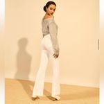 7 For All Mankind Jen7 by  Belted Wide Leg Trouser Pants Size 18 Off White NWT Photo 2