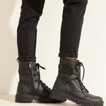 Guess  Women's Black Lace-Up Boots Size 6.5 Photo 1