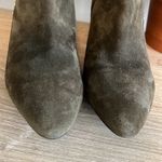 Wonders Olive Suede Studded Block Chunky Heel Boots, 6.5 Green Photo 3