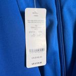 Bebe  Fierce Deep V Plunge Side Cut Out Blue Ponte Dress Size S Photo 9