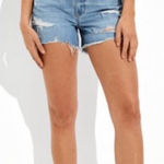 American Eagle  Tomgirl Distressed Shorts Button Fly Size 14 Short Photo 0