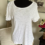 cupio White Relaxed Short Sleeve Tee Photo 0