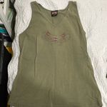 Harley Davidson Tank Top Rapid City South Dakota Green Size 1X Photo 0