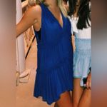 Free People dress or top blue medium tiered m Photo 7