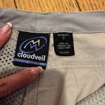 Cloudveil Women Khaki Hiking Shorts Size 8 with baby blue details Photo 5
