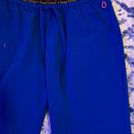 Heart soul  Blue Women's Scrub Pants Photo 2