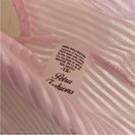 Petra Fashions Vintage Metallic Light Baby Pink Striped Sleepwear Top 1X Photo 10