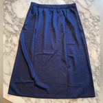 J.Crew NWT  Navy Bias Slip Skirt Sz M line of stubborn tape Photo 3