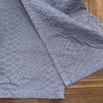 Lafayette 148 Pants Women's Size 12 Blue Snakeskin Texture Straight Leg Photo 4