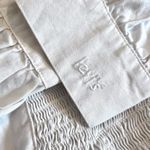 Levi's Levi’s Statement Milkmaid Blouse Women’s XL NWT Natural White Cropped Ruched Photo 6