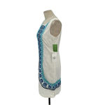 Lilly Pulitzer Lilly‎ Pulitzer Stephanie Shift Dress White Multi Knot This Panel Embroidered 6 Photo 4