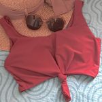 Romwe New Women’s Front Tie Knot Solid Tankini Swimsuit Top Photo 6