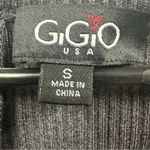 GiGio Gray Ribbed A Line Button Henley V Neck Long Sleeve Dress Oversized Small Photo 11