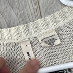 Anthropologie  Heart Cardigan wool alpaca intarsia womens Cream (xsmall petite) Photo 1