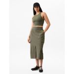 Athleta New 4 Brooklyn Heights Cargo Skirt Moss Size 4 Photo 6