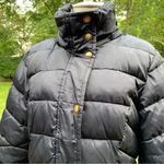 London Fog  Women's Puffer Quilted Black Down & Feathers Jacket Coat Size M Photo 1
