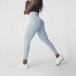 NVGTN Camo Seamless Leggings in Icy Blue Photo 1