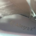 Allegra K NEW Ankle Boots Womens 7 White Patent Leather Pointed Toe Chunky Heel Photo 8