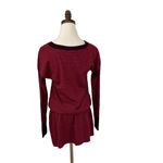 Smartwool  Tabaretta Sweater Dress Tunic Women's Size Medium Red Long Sleeves‎ Photo 2