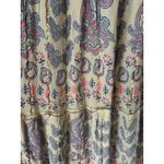 Anthropologie Me 2 Magic Metallic Sequin Tiered Maxi Dress Boho Holiday Large Photo 3