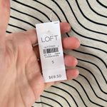 Ann Taylor LOFT Women's Black And White Striped Ombre Side Ruched Bodycon Dress Size S. NEW Photo 4