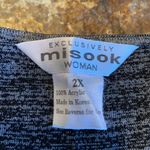 Misook Exclusively  Women's Tank Top Black Heathered Sleeveless Pullover Size 2X Photo 4