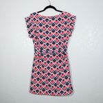 Gap  Pink & Blue Geometric Mini Shift Dress Size XS Photo 7