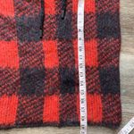 Rag and Bone  Buffalo Plaid Red & Black Cowl Neck Scarf Photo 4