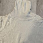 Cathy Daniels August Silk Knits | Cream Long Sleeved Turtleneck Top Blouse Size Large Photo 1