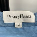 Privacy Please Revolve ‎ Periwinkle Blue Ventura Checked Tiered Midi Skirt Photo 5