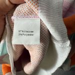 Colorful Checkered Sweater Size L Orange Size L Photo 4