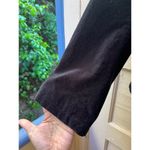 Newport News velvet blazer size 6 soft black cotton one button cocktail nye Photo 3