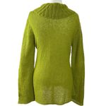 Wooden Ships Lightweight Wrap Cardigan in Fern Forest Green Size Medium Large Photo 2