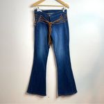 Vintage Y2K 90s Fringe Flare stretch Hippie Boho Western Jeans new nwt 11 12 new Size undefined Photo 20