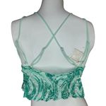 Rue 21 True by Womens Bralette Size 3X Green Floral Lace Adjustable NWT Strappy Photo 4