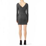 Diane Von Furstenberg ❤️ Long-Sleeve Metallic-Knit Mini Dress Size 10 EUC! 0442‎ Photo 4