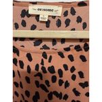 EE: Some Follow Me Into The Jungle long Sleeve Animal Print Dress Size Large NWT Brown Photo 4