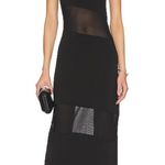 Solid & Striped  Kimberly Midi Dress in Blackout size small Photo 0