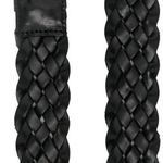 Saint Laurent Braided Leather Belt Black Size 85 CM Photo 1