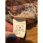 Hayden Sleeveless Ruffle Cottagecore Floral Paisley Boho Romantic Size Small Photo 5