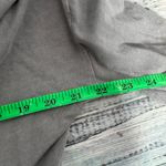 Free People  Gray Draped Asymmetrical Hooded Top Small Photo 4