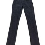 Reformation  Skinny Leg Cropped Black Jeans Photo 0