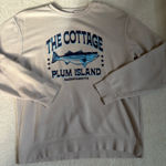 The Cottage Plum Island Crewneck Gray Size L Photo 0