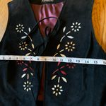 Bebe boho festival Suede leather Fringe Vest size S Photo 6