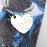 Love moschino Womens US 6 Abstract Floral Sweater Dress Blue Gray White Photo 5