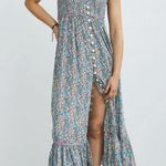 Free People Molly Jo Blue Midi Dress M Photo 1