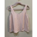 Vince Drapey Tank Soft Pink Size Small Cami Blouse Wide Strap Layering Silky Photo 2